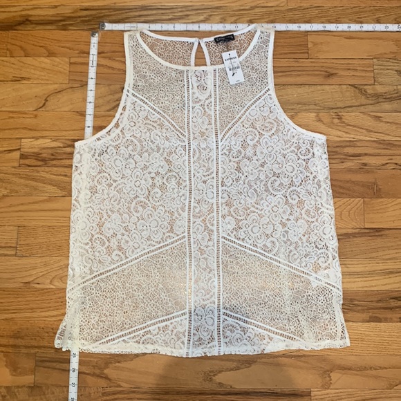 Pretty, Delicate, Cream lace tank - Picture 2 of 8